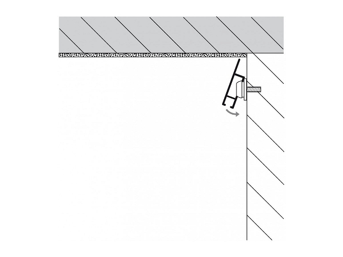 STAS Cliprail Max WHITE 2m Picture Hanging System Rail