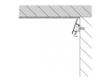 STAS Cliprail Max WHITE 2m Picture Hanging System Rail