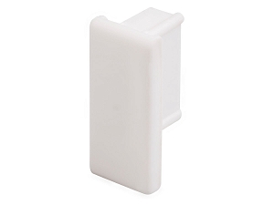 STAS End Cap for Cliprail White pack of 10