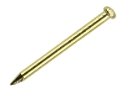 Picture Pins Hardened 17mm Brass Plated pack 1000