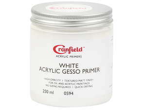 Gesso Primer White 250ml by Cranfield