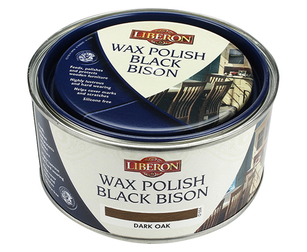 Liberon Black Bison Wax 500ml Dark Oak