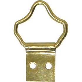 Fancy Loop Hanger Brass Plated 100 pack