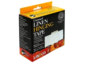 Lineco Fine Acid Free Cloth Tape Gummed 25mm x 9.1m