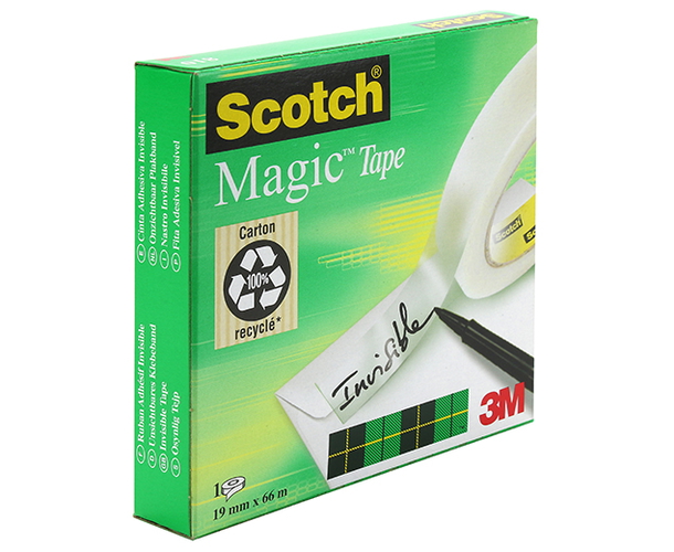 3M 810 Magic Tape 19mm x 66m Permanent 1 roll