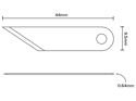 Logan 324 Mountcutter Blades pack 20