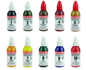 Mixol Stainers Set of 10 x 20ml Bottles