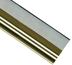 Smooth Slips Self Adhesive Polished Brass 20 Lengths