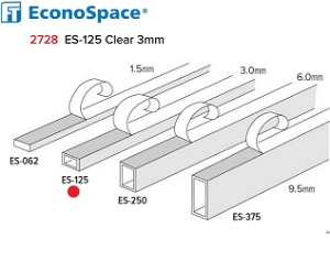 EconoSpace ES 125 3mm Clear pack 31m Spacer