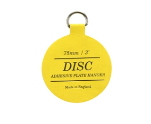 Disc Plate Hanger 75mm Bag of 10 cards
