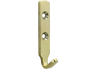 Plate Hook 62mm Brass Plated 20 pack
