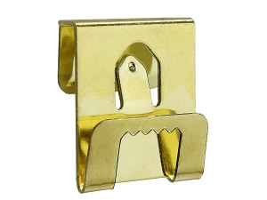 Clip Over Hanger for 2 to 3mm backing boards Gold pack 200