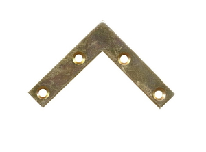 L Plates 75mm Zinc Plated Pack 20