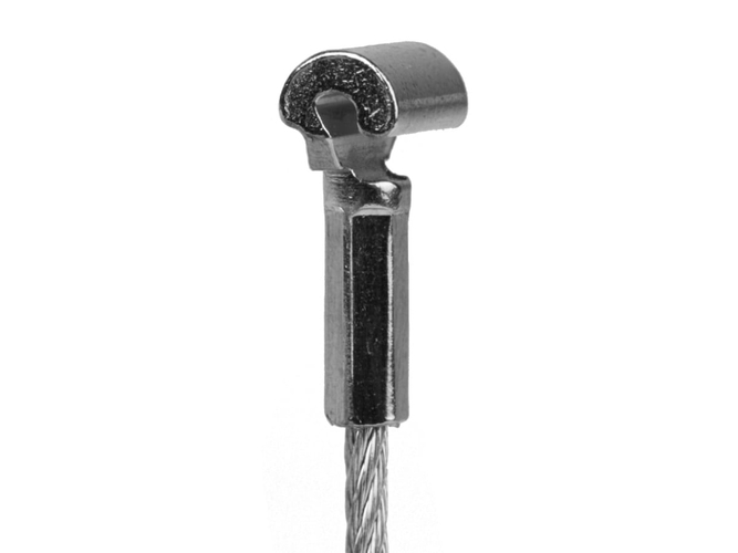 Stas Cobra Steel Cable Suspender Silver 1.5m Pack of 10