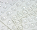 Bumpers Clear Soft Dome 8.5mm x 2.2mm tall 390 pack