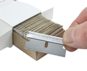 Razor Blades Backed Alu 0.009" pack 100 by Swann Morton