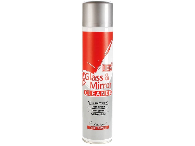 Glass cleaner aerosol