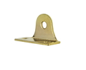 Right Angled Mirror Plate 18mm Brass Plated pack 20