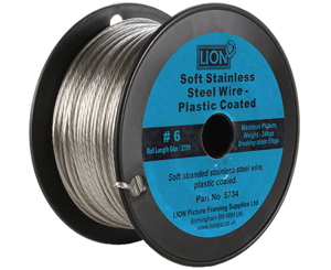 Soft Stainless Picture Wire No.6 2.10mm 24kg 84m