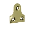 3 Hole Mirror Plates 32mm Solid Brass pack 100