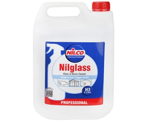 Nilglass H3 Glass Cleaner 5L container