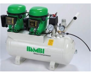 Bambi BB24D 100lpm Compressor Double with Auto Drain
