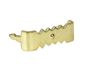 No Nail Sawtooth Picture Hanger 24mm Brass Plated 1000 pack
