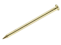 Picture Pins Hardened 25mm Brass Plated pack 500