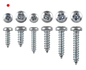 Wood screws 10mm x 3mm Pan head Pozi Steel ZP pack 200