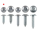 Wood screws 10mm x 3mm Flange head Pozi Steel ZP pack 1000