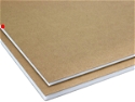 foam board with kraft paper on one face in various thicknesses