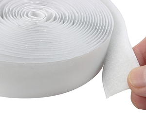 Hook & Loop HOOK Strip WHITE Self Adhesive 25mm x 5m