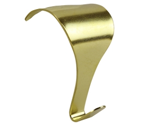 Picture Rail Hook 46mm x 32mm Brass Plated 20 pack