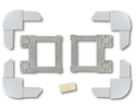 SUB15 Moulded Push In Corners 1 Frame Join & Hang Kit