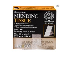 Lineco Mending Tissue 12mm x 15.24m roll