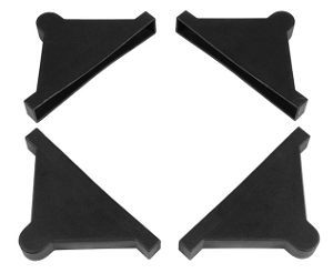 Corner Protectors for 5mm Panels Black 250 pack