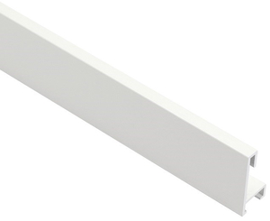 M427 6x35mm Metallics Satin White Aluminium Frame Moulding