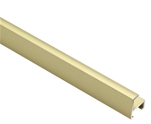 7mm 'Aluminium M11' Gold Gloss Length Frame Moulding