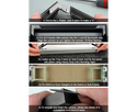 6mm 'AluWood M427' Ash Length Aluminium Frame Moulding
