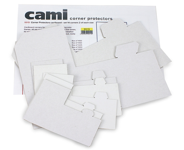 Cardboard Frame Corner Protectors Sample Pack of 14