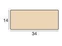 STANDARD Brace Bar 1220mm 48" FSC Mix 70% 1 piece