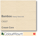 ColourMount Bamboo 1.25mm Cream Core Heavy Textured Mountboard 1 sheet