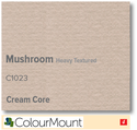 ColourMount Mushroom 1.25mm Cream Core Heavy Textured Mountboard 1 sheet