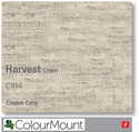 Colourmount Cream Core Harvest Linen Mountboard 1 sheet