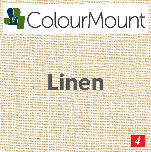 ColourMount Harvest Linen 1.25mm Cream Core Linen Mountboard 1 sheet