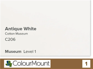 ColourMount Cotton Museum Mountboard 1.5mm Antique White 1 Sheet