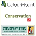 Colourmount Conservation White Core Almond Heavy Textured Mountboard 1 sheet