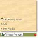 Colourmount Conservation White Core Vanilla Heavy Textured Mountboard 1 sheet