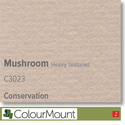 Colourmount Conservation White Core Mushroom Heavy Textured Mountboard 1 sheet