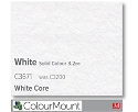 Colourmount White Core Solid Colour 3.2mm White Mountboard 1 sheet